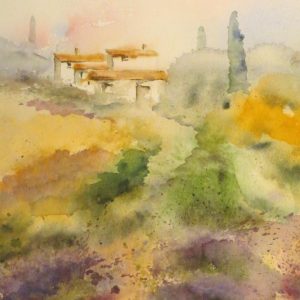 Aquarelle de Provence