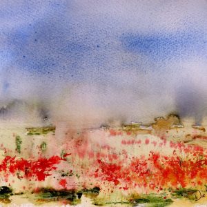 Aquarelle paysage temps libre