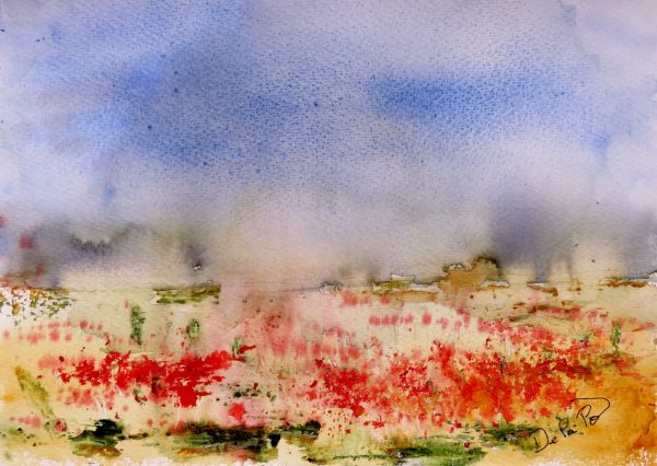 Aquarelle paysage temps libre