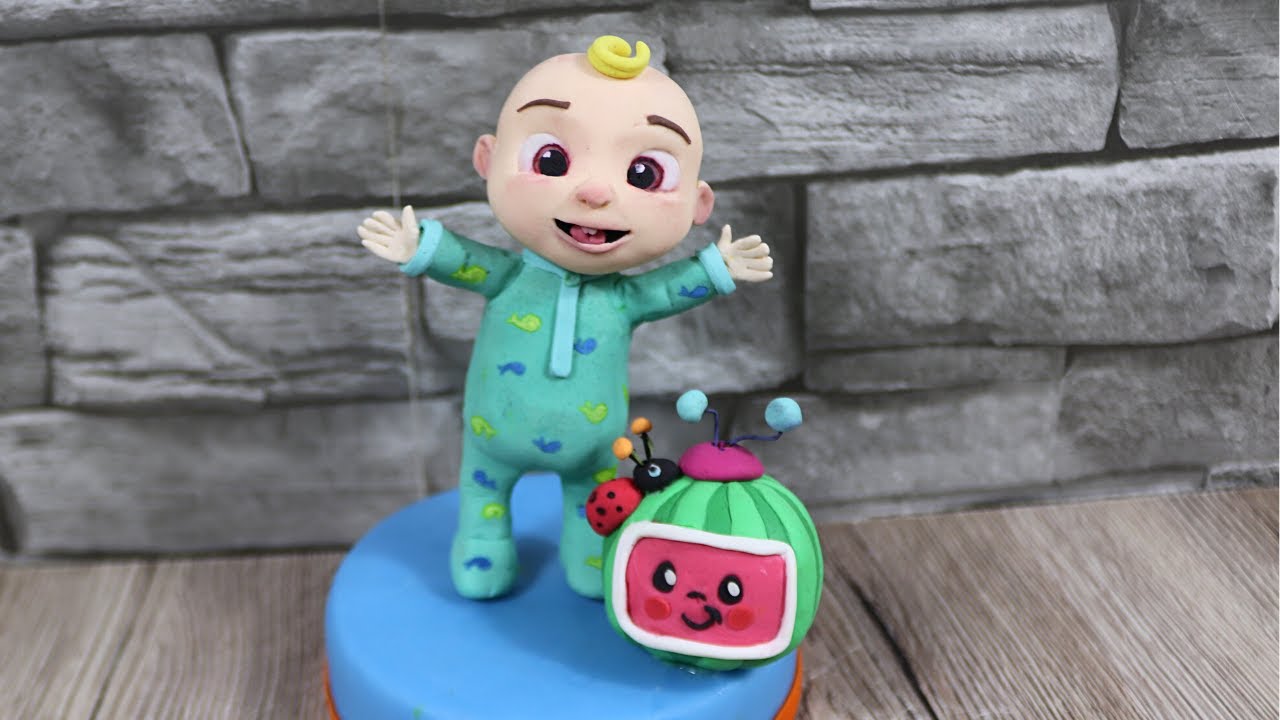 How to make Cocomelon and JJ out of Fondant Cake Topper