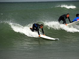 Oscar paddle surfer i Klitmøller