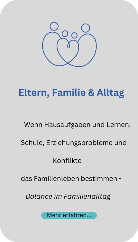 Hausaufgaben, Schule, Lernen, Erziehungsprobleme und Konflikte bestimmen den Alltag und können mit DENKRaum gelöst werden