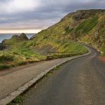 Scenic road to Giants Causeway, Northern Ireland