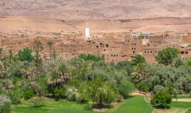 Berber kasbah in Dades gorge, Morocco