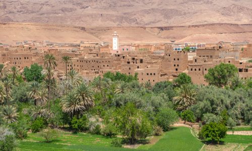 Berber kasbah in Dades gorge, Morocco