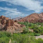 Berber kasbah in Dades gorge, Morocco