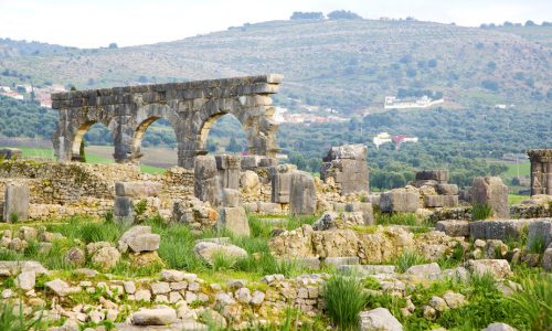 volubilis in morocco africa the old