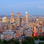 montreal at dusk