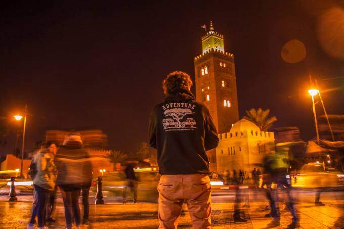 Koutoubia Mosque by night Marrakech