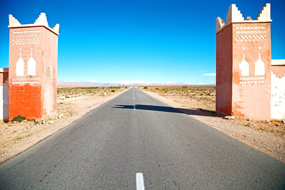 gate in Nkob village