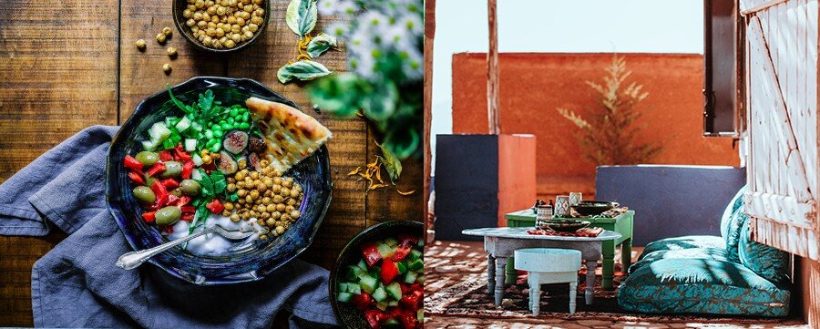 Vegetarian Moroccan Food in Morocco