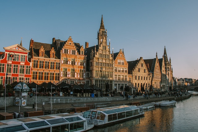 famous street in Ghent