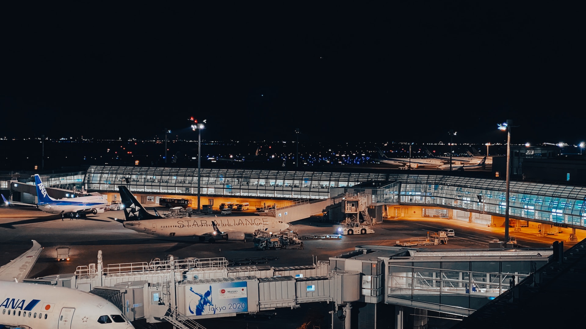 Haneda Airport Aircraft in Flames