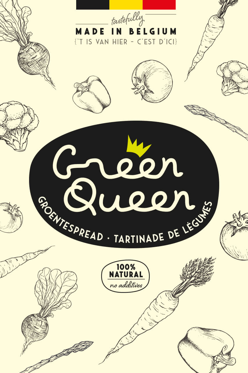 Illustrations for Green Queen by DesignRepublic Brussels