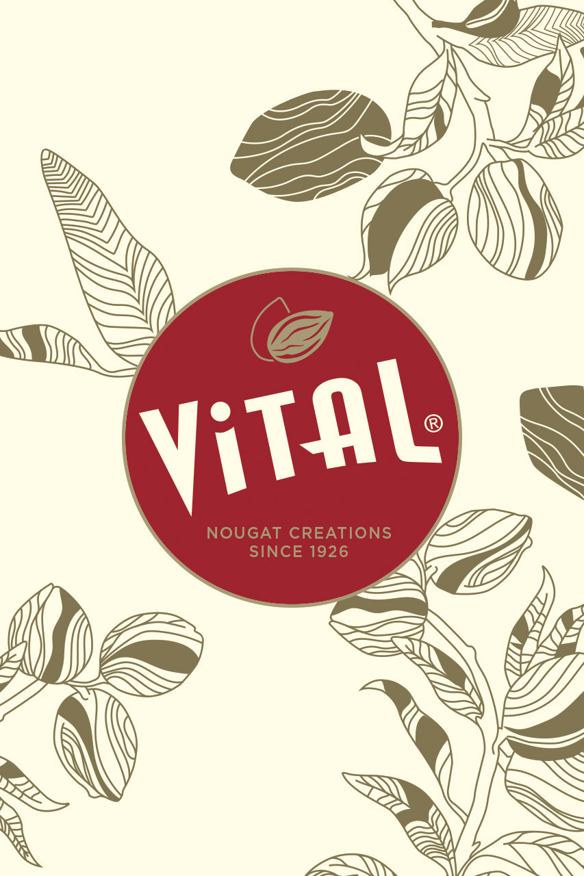 Vital nougat brand repositioning / packaging design by DesignRepublic, branding & packaging design Belgium