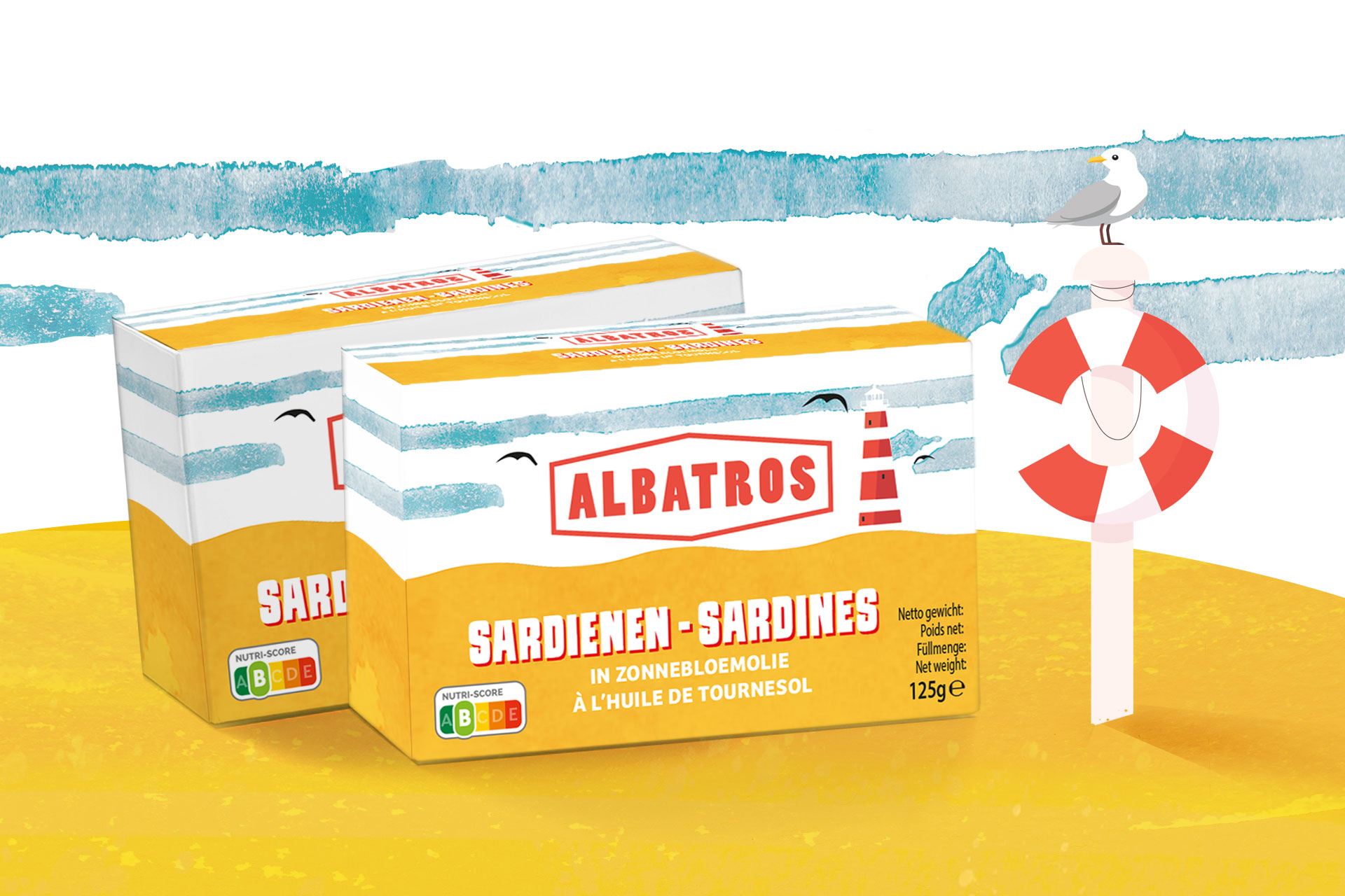 Albatros Sardines redesign by DesignRepublic