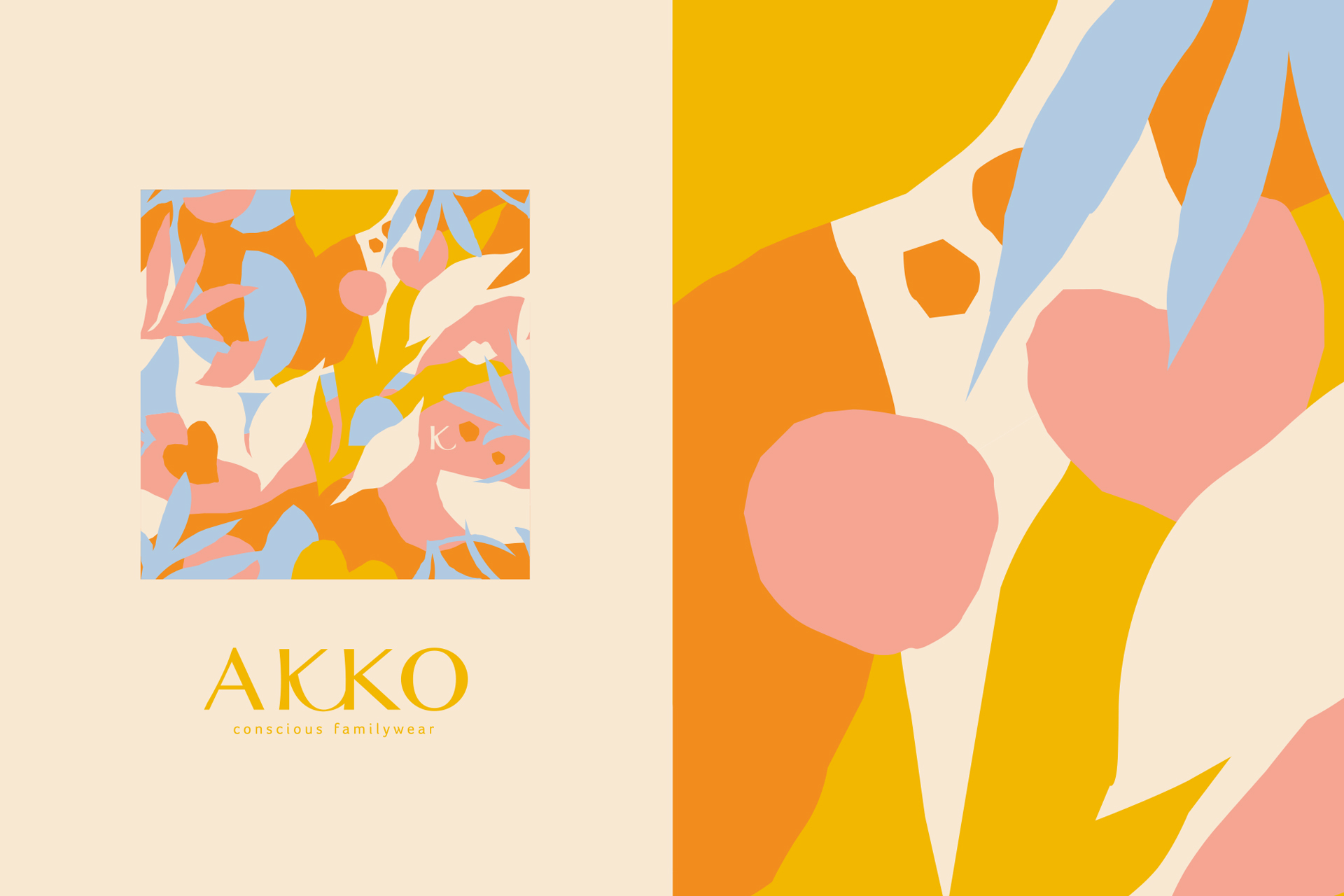 AKKO conscious familywear - pattern