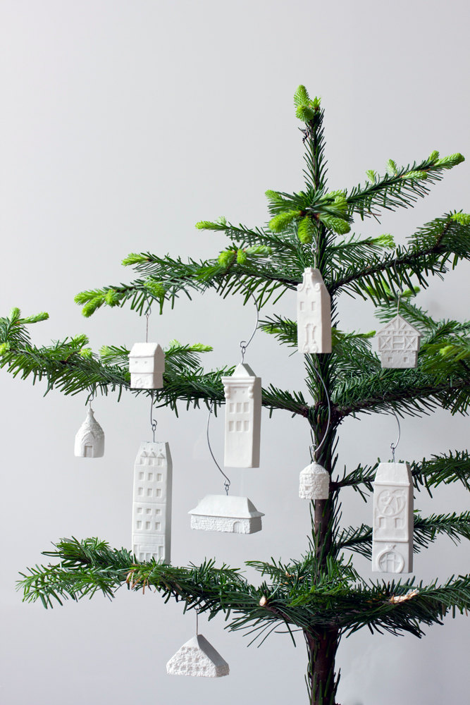 minimalist Kunst als Weihnachtsbaum Schmuck