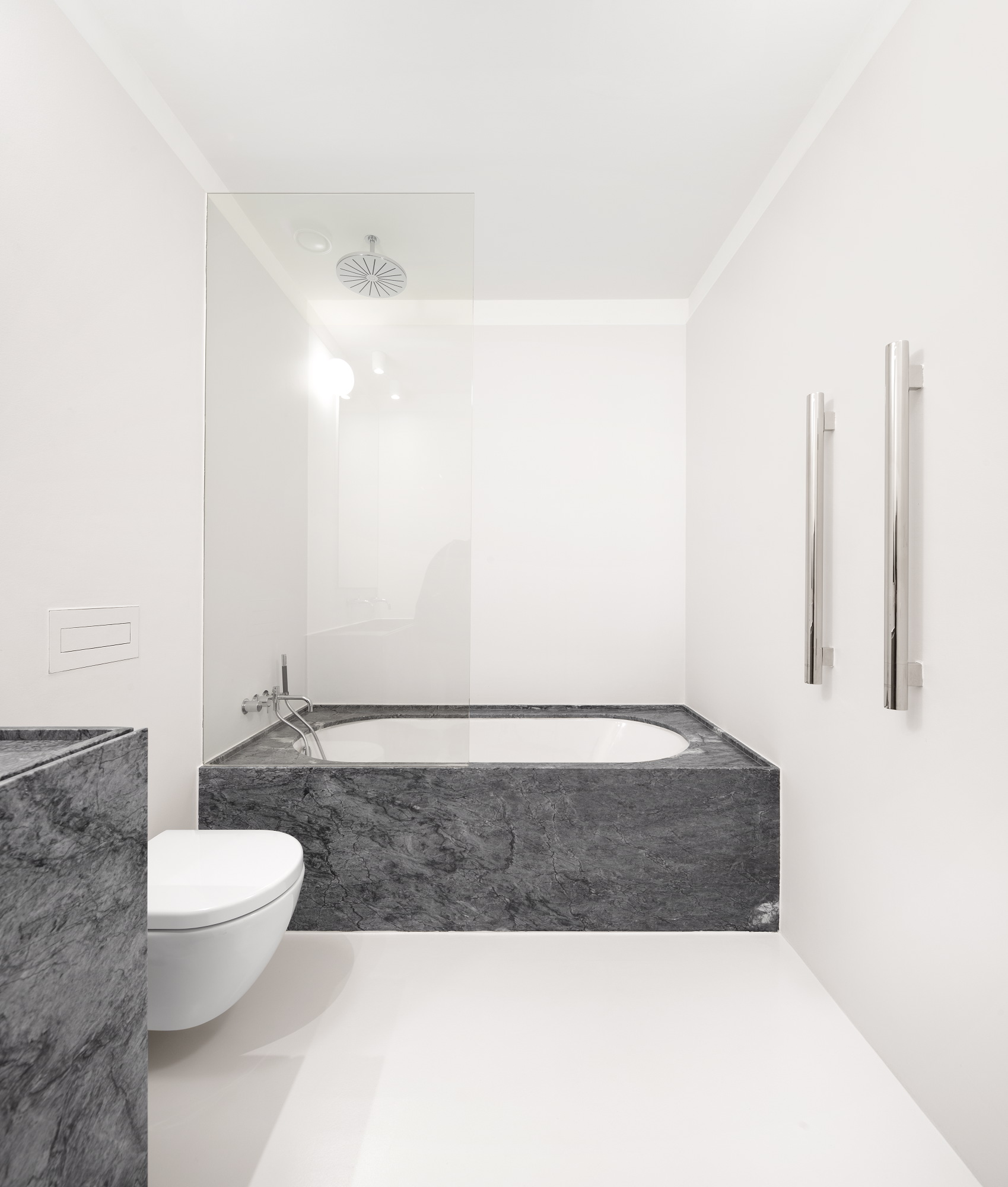 Apartment AMC, Rar.Studio, Marble Bathroom Design