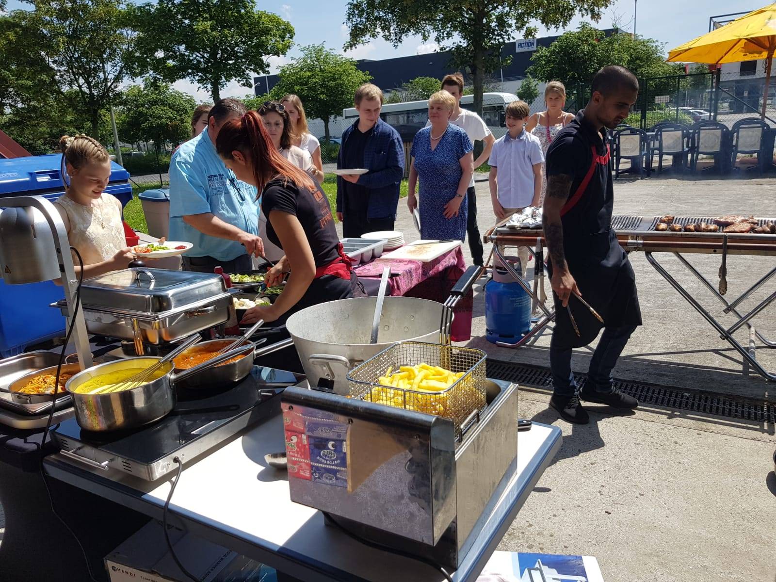 Bedrijfsfeest - Fete du personel - BBQ