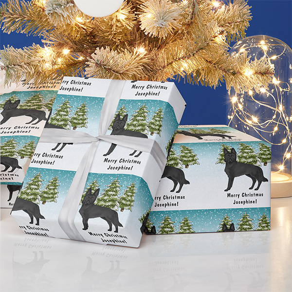 German Shepherd Dog Design Gift Wrapping Supplies