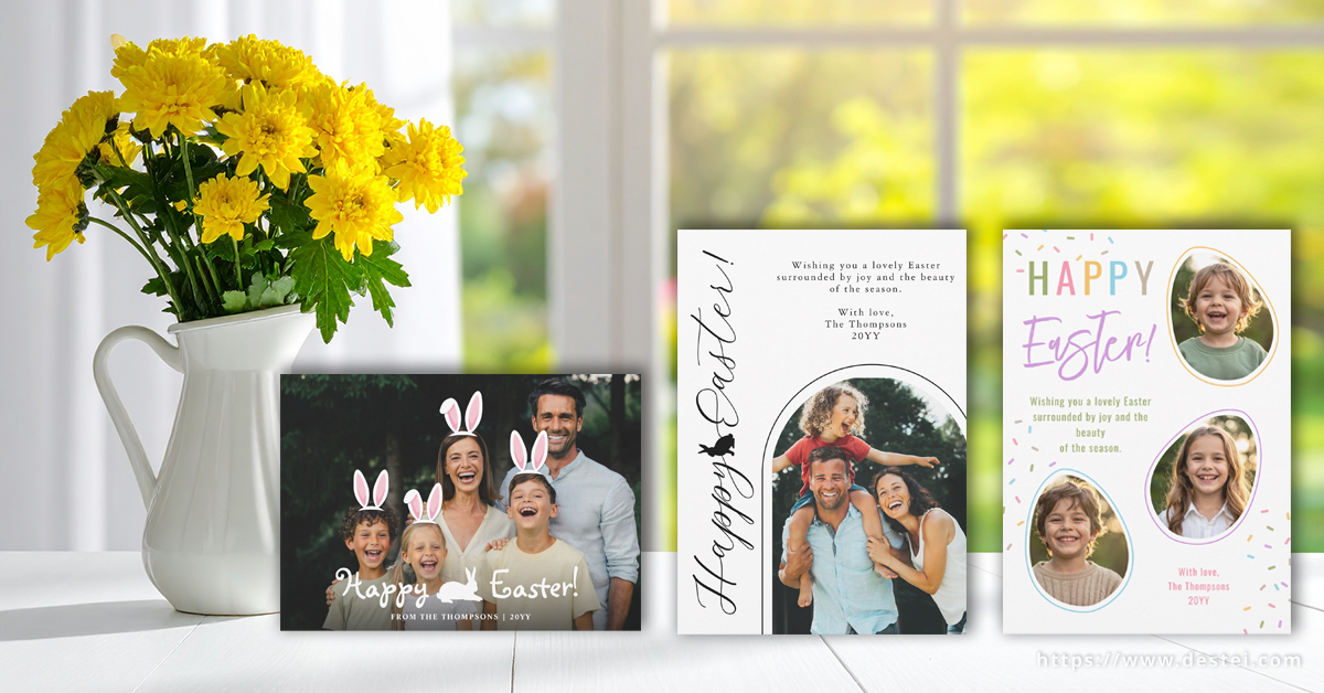 Custom_Photo_Easter_Card_Templates_Design_By_Destei