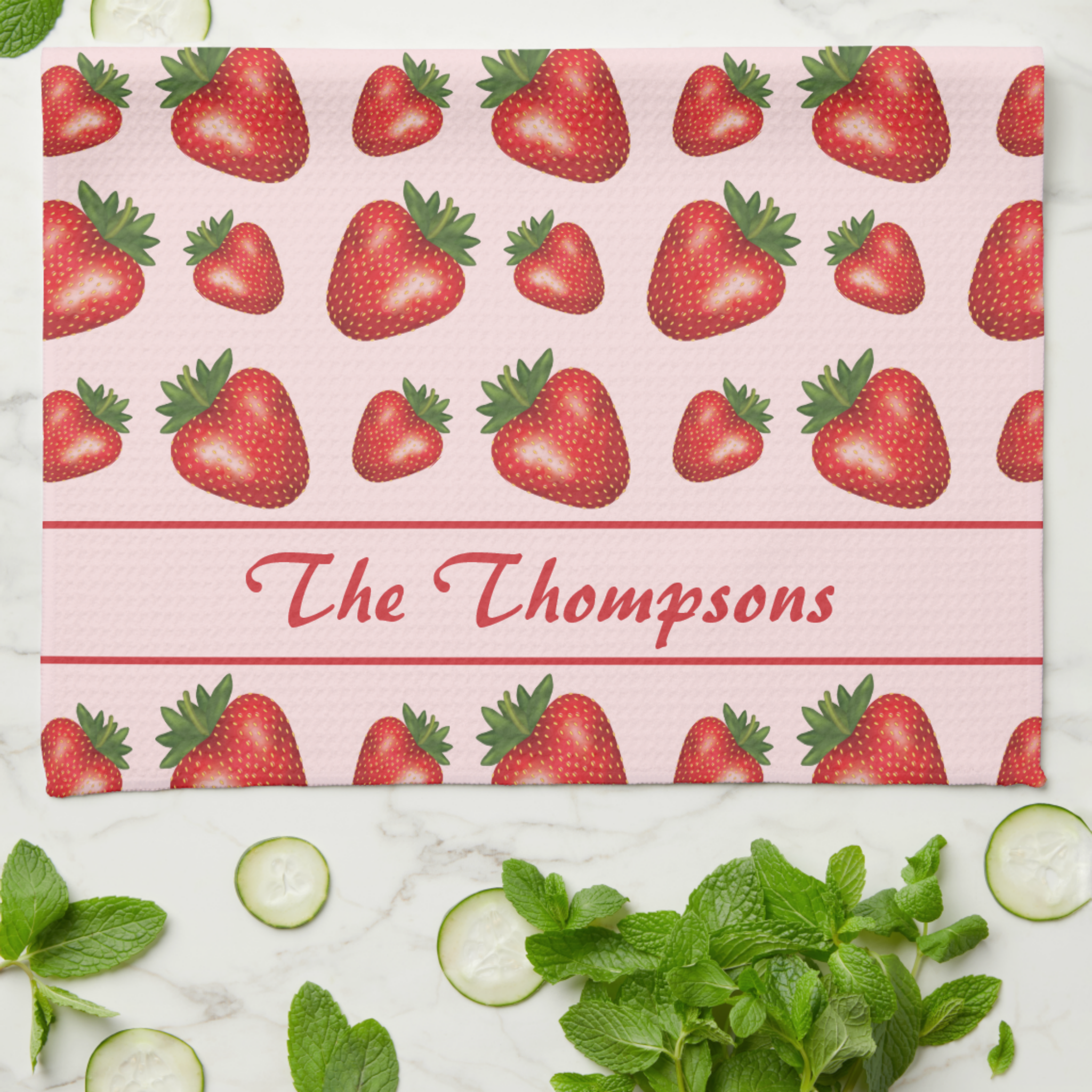 Strawberry Illustrations Home And Living Collection