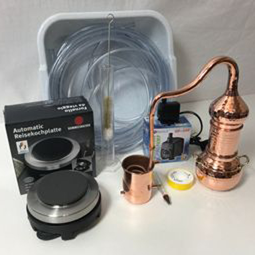 Destillator-0,5L-Koppar-–-Startpaket-2