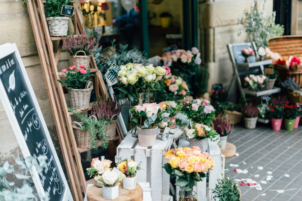 Er blomsterbutikker detailhandel