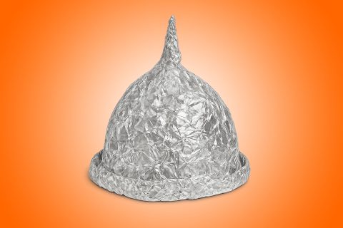AI-genereret billede af en sølvpapirshat