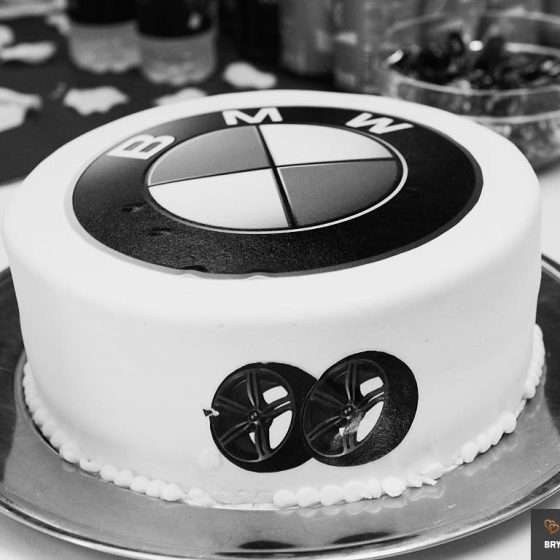 bmw bryllupskage