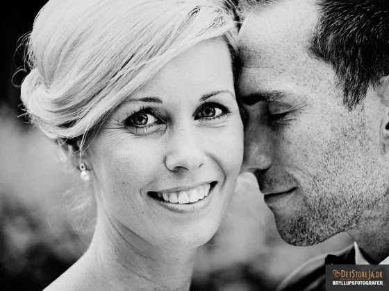 fotograf til bryllup smuk skandinavisk brud