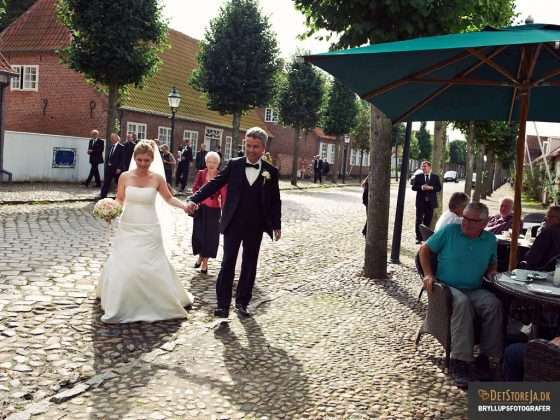 bryllupsfotograf tønder møgeltønder byvandring sønderjylland