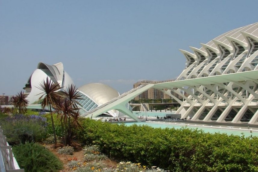 Op ontdekking door La Ciudad de las Artes y Ciencias, de architectuurparel van Valencia