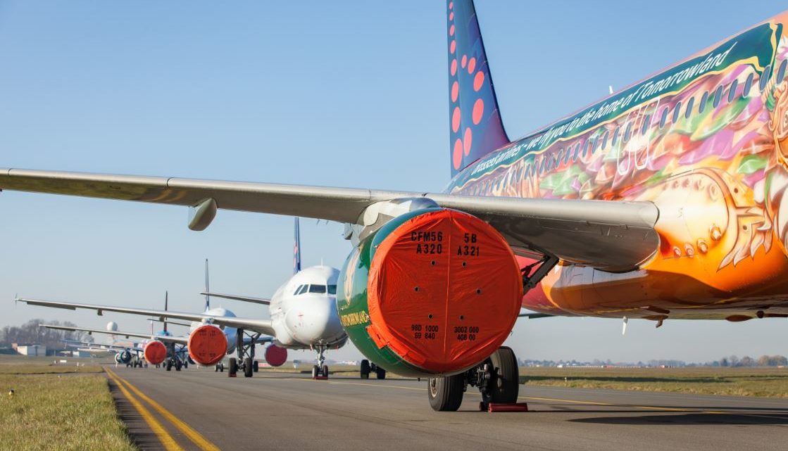 Unieke blik achter de schermen bij Brussels Airlines: hoe een volledige vliegtuigvloot wordt geparkeerd