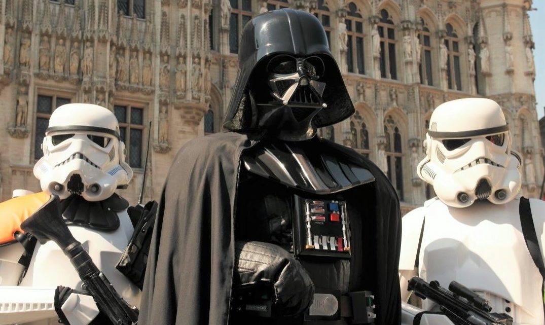 Flashback: Darth Vader verovert Brusselse Grote Markt