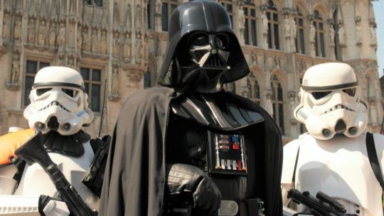 Flashback: Darth Vader verovert Brusselse Grote Markt