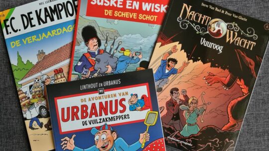Dompel je onder in de nieuwe stripavonturen van Suske en Wiske, Urbanus, De Kampioenen en Nachtwacht
