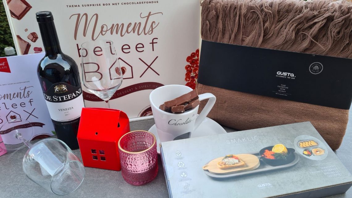 Kaarsjes, wijn, chocoladefondue,… de Moments beleefboxen brengen je meteen in de juiste sfeer