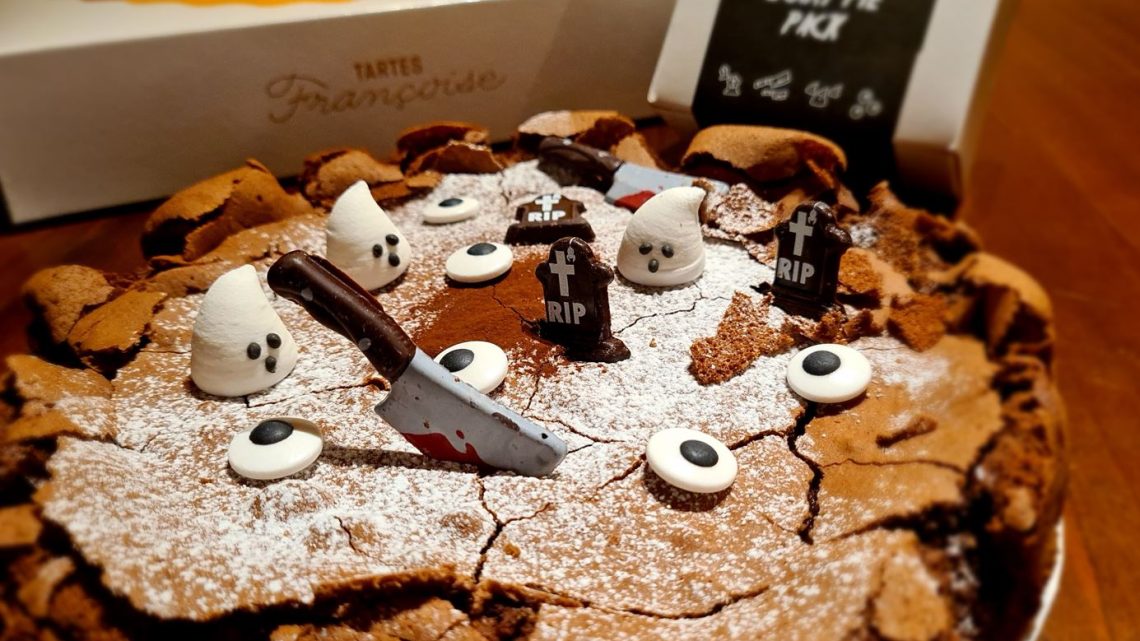 Met het ‘scary pie pack’ van Les Tartes de Françoise ziet je halloweentaart er angstaanjagend lekker uit