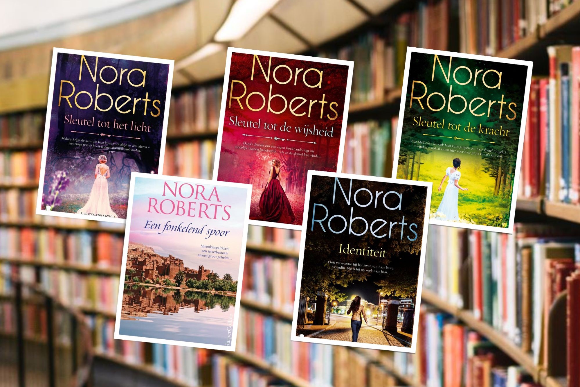 Queen of romance Nora Roberts op de boekenplank van Deugenieten