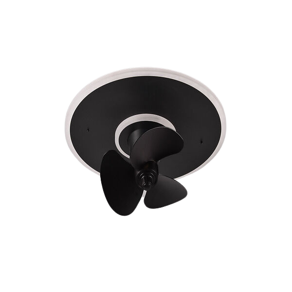 Plafondventilator Silke met verlichting - Ø50cm - 3 snelheden - Afstandsbediening – Zwart - Afbeelding 4