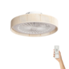 Stijlvolle plafondventilator Andreas Ø50cm – Ultra stil Afstandsbediening – Beige Transparant