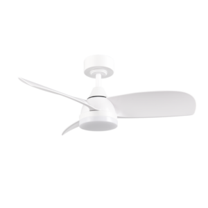 Stijlvolle plafondventilator Ingrid Ø90cm – Ultra stil Afstandsbediening – Wit – afbeelding 2