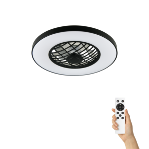 Stijlvolle plafondventilator Halldor Ø59cm Ultra stil Afstandsbediening