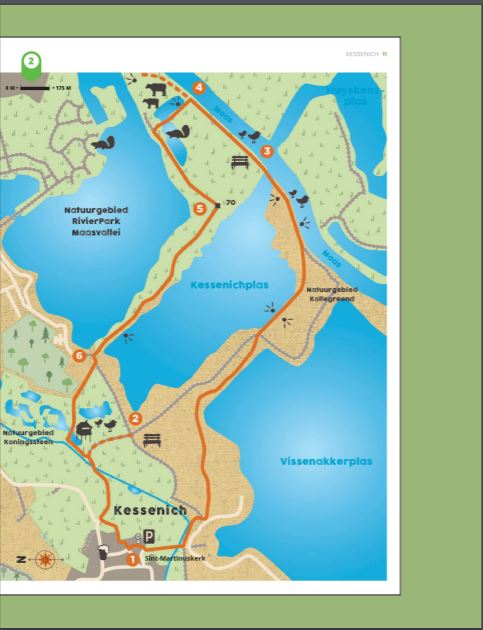 Pagina uit Lannoo reisdichtbijboek
