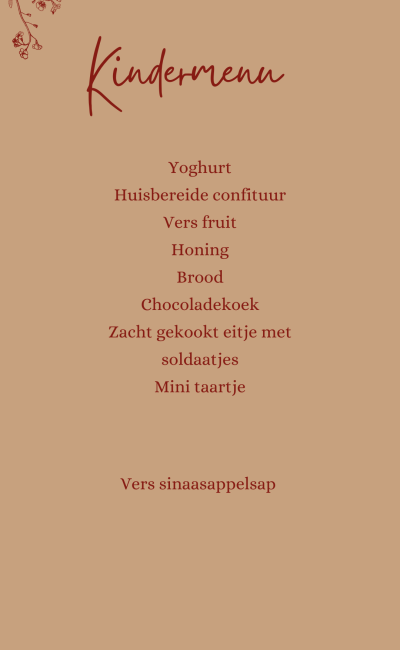 Kindermenu