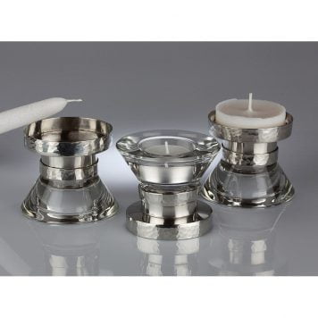 Pewter Candlestick, reversible 3