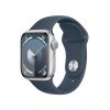 Apple Watch Series 9 [GPS 41mm] Smartwatch with Silver Aluminum Case with