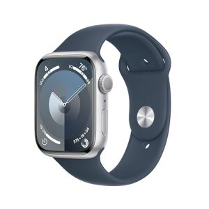 Apple Watch Series 9 [GPS 45mm] Smartwatch with Storm Blue Aluminum Case